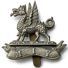 Montgomeryshire Imperial Yeomanry Regiment Welsh Cap Badge - Original Montgomery
