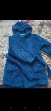 Blue Fluffy Bath Robe /