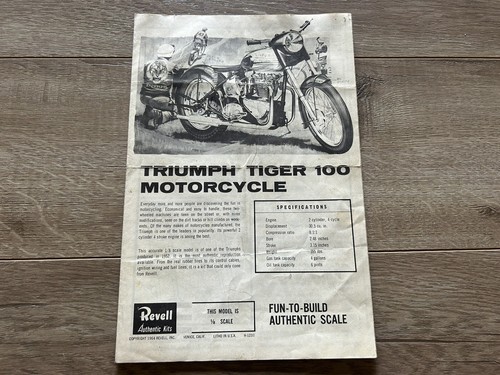 Vintage 1964 revell triumph - vintage,