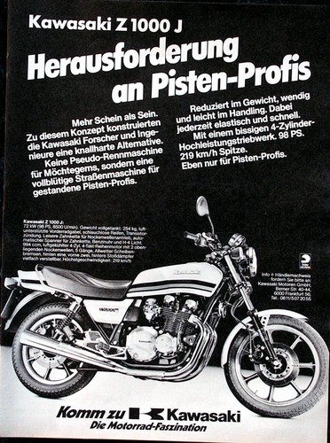 Kawasaki 1000 original - z, j