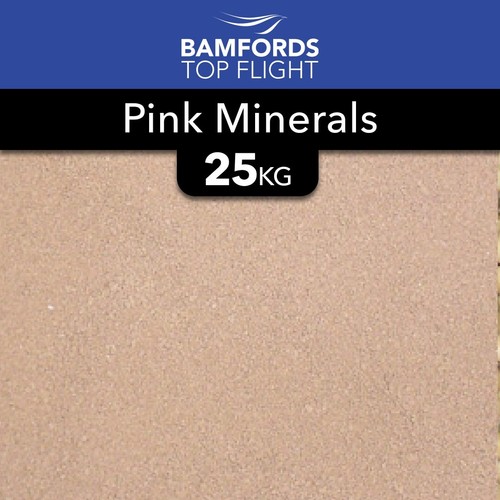 Pink minerals 25kg grit - minerals, and