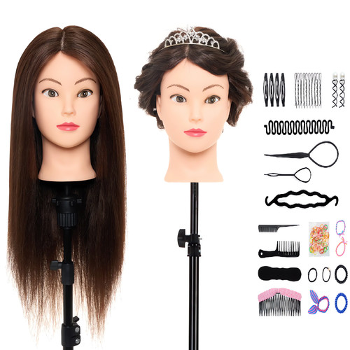100 real hair training - hair,