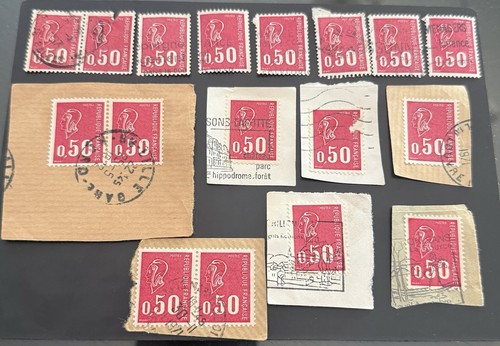 Vintage french postage stamps - vintage,