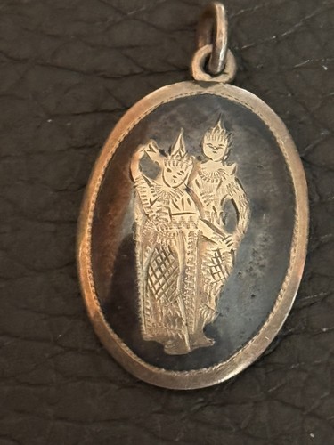 Vintage siam niello - siam, silver