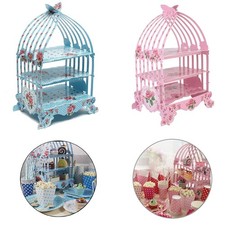 3-Tier Birdcage Cupcake Stand – Dessert Display for Wedding, Birthday Christmas