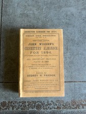 1894 Wisden Paperback with
