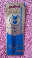 Vintage Paper Mate Powerpoint Ballpoint Pen Original Packaging. Made W. Germany