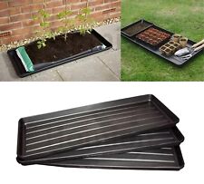 PLASTIC GROW BAG GROWBAG TRAY GARDEN PLANT WATERING TRAYS 1 2 4 5 10 PACK