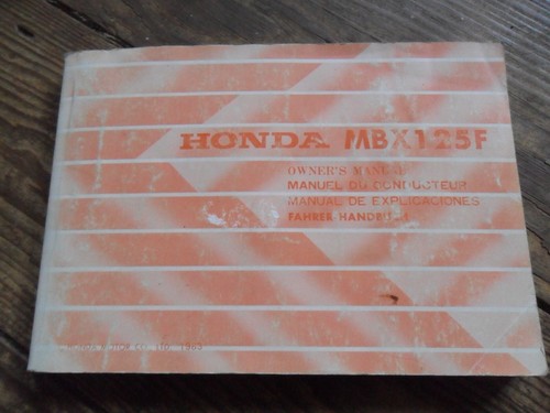Honda mbx125f mbx 125 - mbx125f, 1983