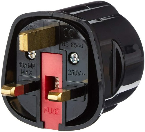 Amp uk adapter schuko - adapter,