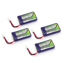 4pcs Turnigy Nano-Tech 600mAh