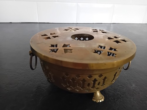 Vintage footed brass - vintage,