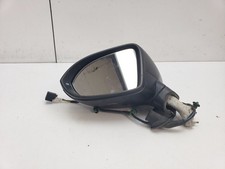 VOLKSWAGEN PASSAT B8 MANUAL FOLD WING MIRROR FRONT LEFT SIDE BLACK 2015