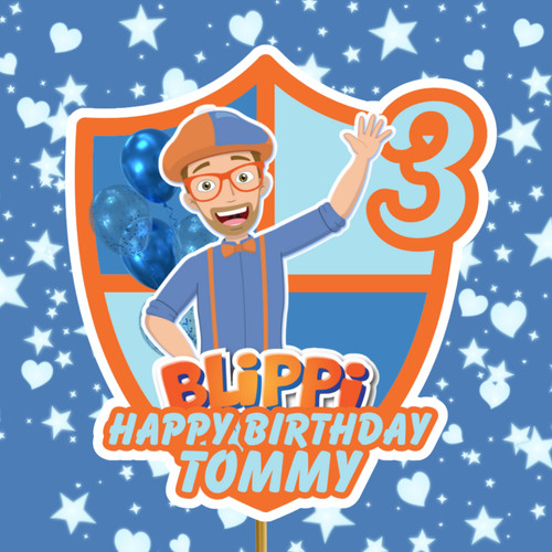 Personalised blippi birthday - ,