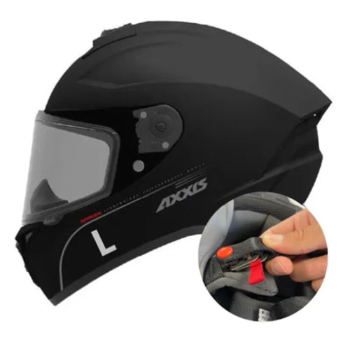 Axxis crash helmet matt black - axxis,