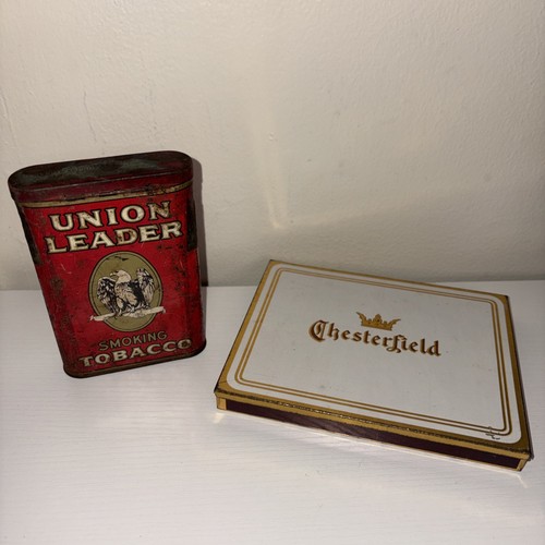 Antique tobacco tins union - antique,