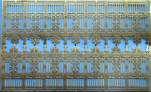 Ornate cast iron - ornate, fencing
