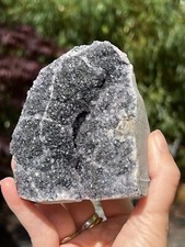 Black Amethyst Geode Cluster