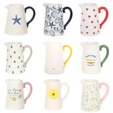 Ceramic Flower Jug Vases - New - Minor Imperfections. Grab a Bargain!