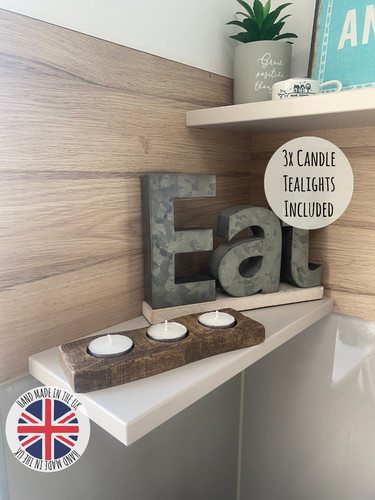 Wooden rustic handmade - , candle