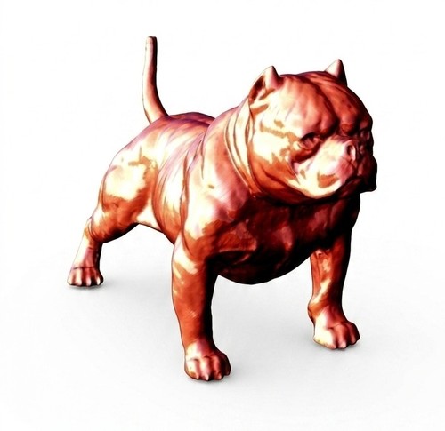 American bully dog statue - bully,