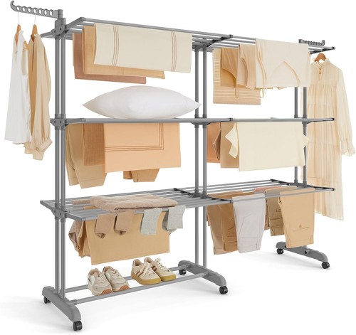 Tier drying rack foldable - 4,