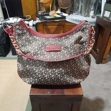 DKNY Chino Red Beige handbag