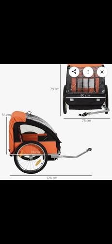 Halfords double child bike - double,