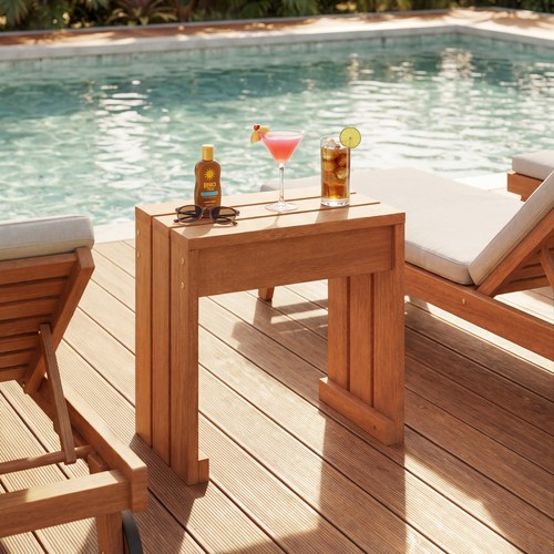 Outdoor garden bench - bench, single