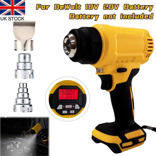 Cordless hot air gun heat - hot,