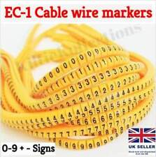 Cable Wire Marker, EC-1,Identification, number 0 To 9 & +- From 2.6mm² - 4.4mm²