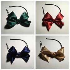 5" Satin Bow Hair Headband