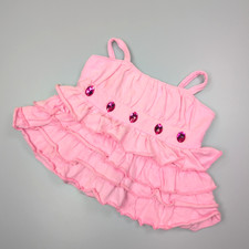 Build bear pink ruffle dress - ruffle,