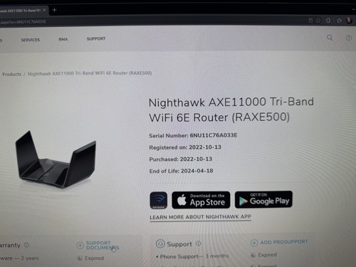 Netgear nighthawk raxe500 - netgear,