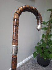 Antique Silver And Bamboo