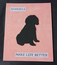 SPANIEL CANVAS.  SPANIELS MAKE