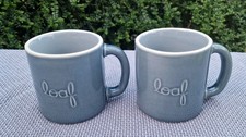 Pair of Loaf brand Grey Mugs