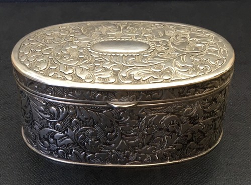 Stunning embossed silver - embossed,