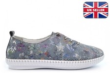 Womens Leather Slip On Shoes