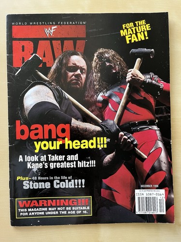 Wwf raw magazine december 1998 - raw,