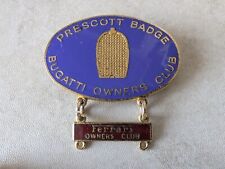 Vintage Prescott Badge Bugatti