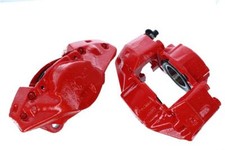 for Ford Capri Cortina Escort Granada ATE OE Brake Calipers S/Steel Pistons RED