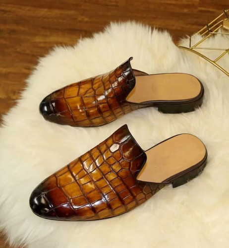 Men shoes handmade alligator - handmade,