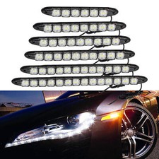 Pair Flexible 6-14 LED Car DRL