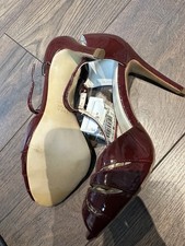 Zara Basic Bordeaux Heel Size5