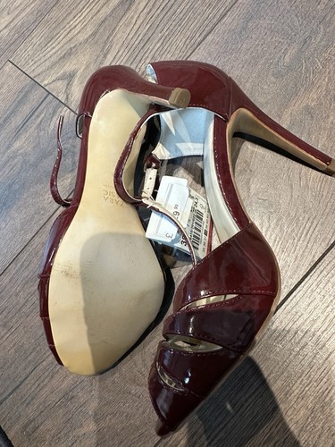 Zara basic bordeaux heel size5 - zara,