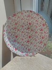 Royal Windsor Bowl Floral Bone China Pink Roses Bowl Dish 23cm D X 6cm H Vtg