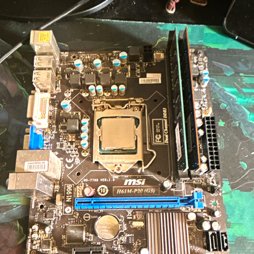 Untested msi h61m p20microatx - untested,