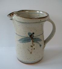 Attractive Studio Pottery Jug  -  David Winkley VELLOW Pottery Somerset 