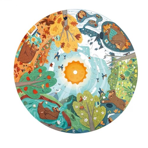 Hape four seasons puzzle - seasons,